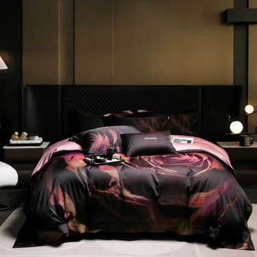 Black Rose Luxury Egyptian Cotton 1500TC Hotel Quality Bedding Set